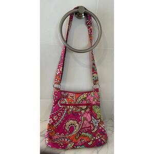 Vera Bradley Hipster crossbody bag in the discontinued 2017 Pink Swirls 
pattern